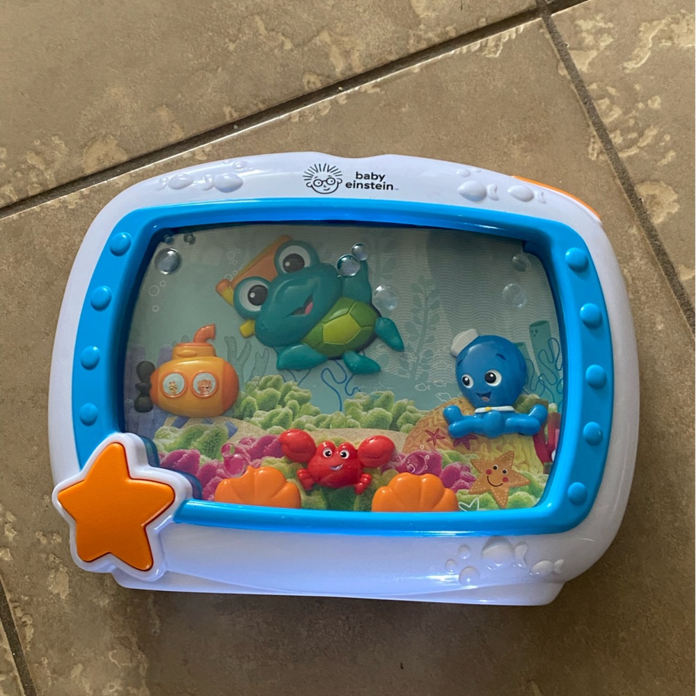 Baby Einstein Ocean Activity Water Play Toy - Blue & White